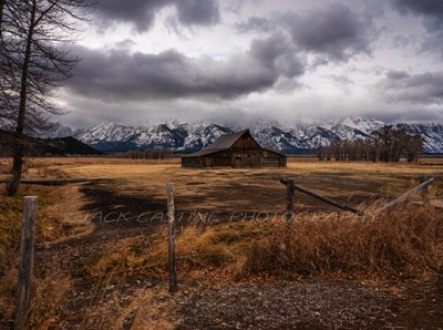  2018 11 03 - T.A. Moulton Barn and the Grand Tetons - Moose, WY  