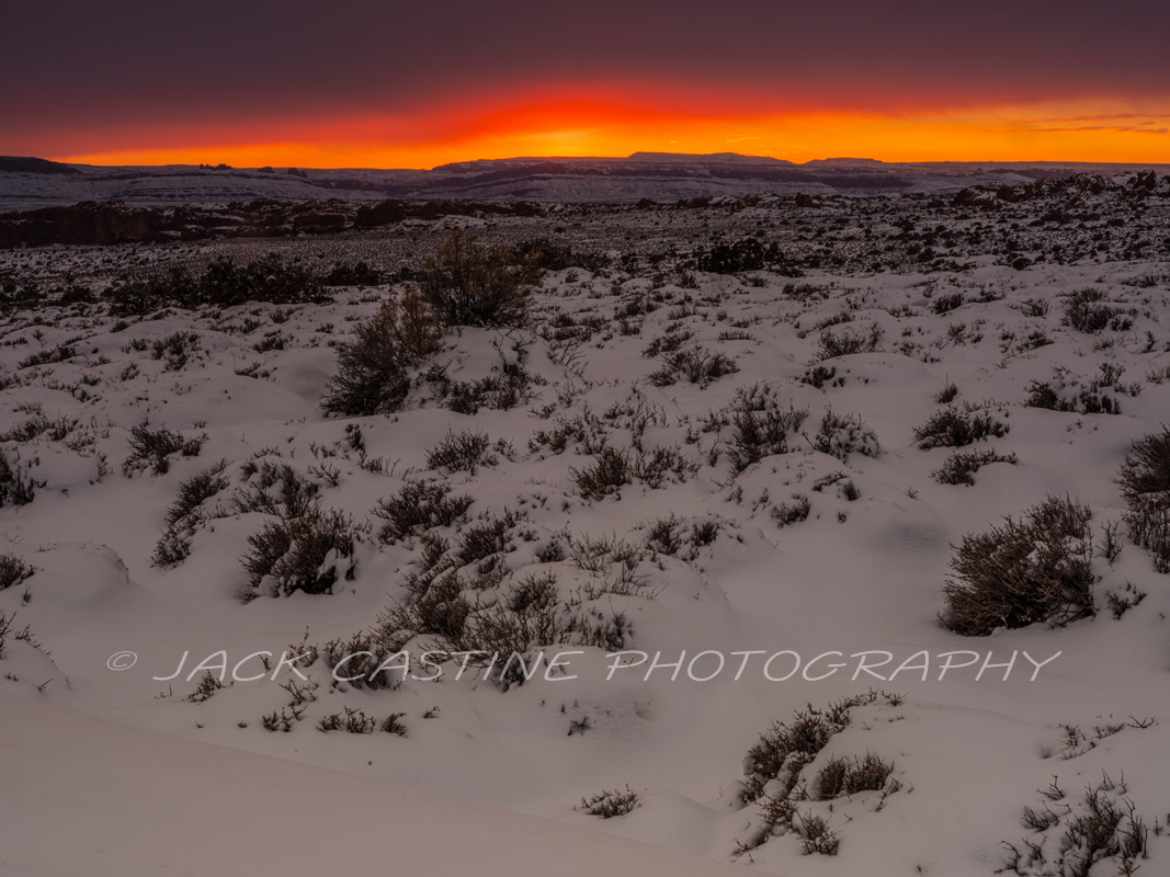  2019 02 22 - Windows Road Sunset - Arches NP - Moab, UT 
