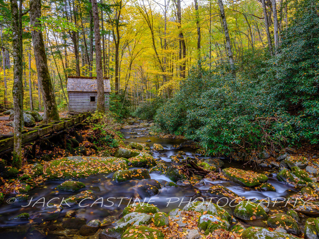  2021 11 03 - Alfred Regan Tub Mill on Roaring Fork - Smoky Mountains NP, Tennessee 